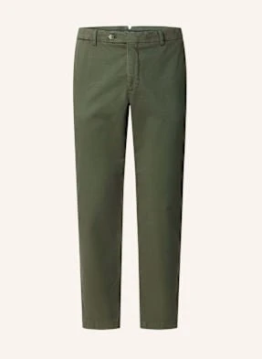 Hackett London Chinosy Kensington Slim Fit gruen