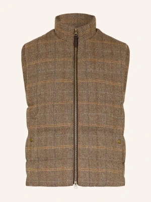 Hackett London Kamizelka Pikowana braun