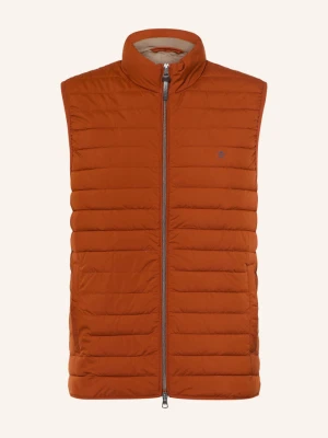 Hackett London Kamizelka Pikowana Gilet orange