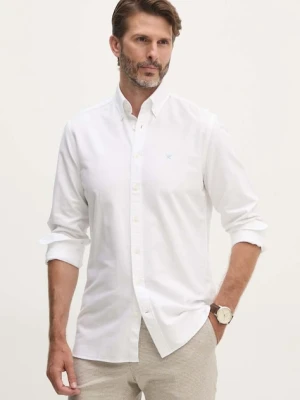 Hackett London koszula bawełniana biały
