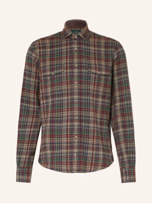 Hackett London Koszula Flanelowa Comfort Fit blau