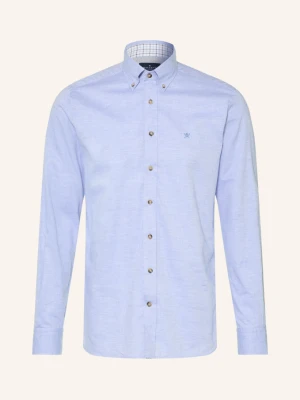 Hackett London Koszula Flanelowa O Kroju Tailored Fit blau JASNONIEBIESKI