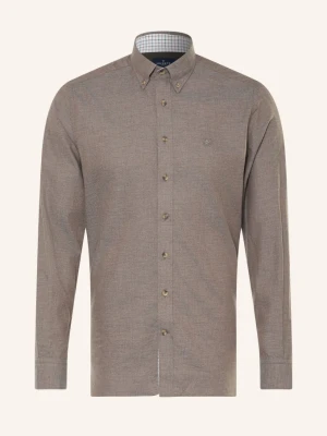 Hackett London Koszula Flanelowa O Kroju Tailored Fit braun SZARY