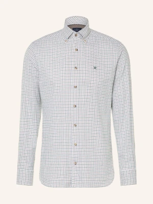 Hackett London Koszula Flanelowa O Kroju Tailored Fit gruen