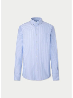 Hackett London Koszula - Regular fit - w kolorze błękitnym rozmiar: 3XL