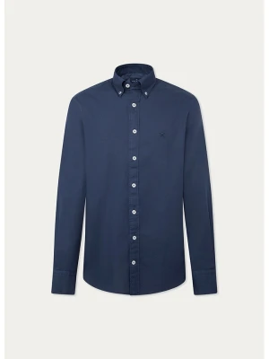 Hackett London Koszula - Regular fit - w kolorze granatowym rozmiar: XXL