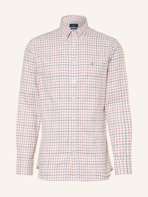 Hackett London Koszula Tattersall O Dopasowanym Kroju orange