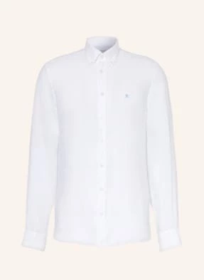 Hackett London Koszula Z Lnu Slim Fit weiss