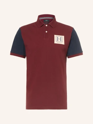 Hackett London Koszulka Polo Piqué Heritage rot