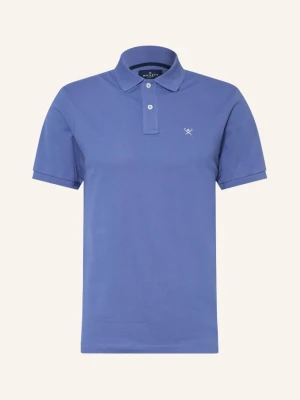 Hackett London Koszulka Polo Piqué, Krój Slim Fit blau JASNONIEBIESKI
