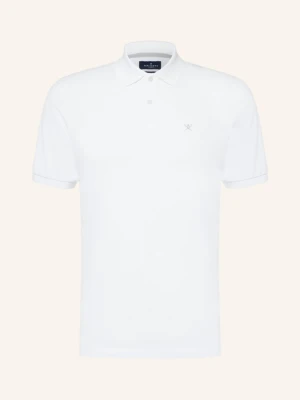 Hackett London Koszulka Polo Piqué, Krój Slim Fit weiss BIAŁY