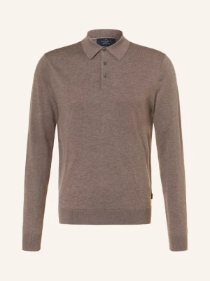 Hackett London Koszulka Polo Z Dzianiny beige