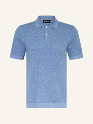 Hackett London Koszulka Polo Z Dzianiny blau