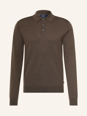 Hackett London Koszulka Polo Z Dzianiny gruen KHAKI