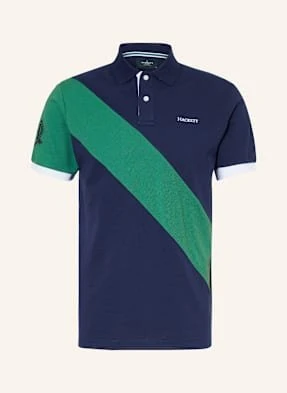 Hackett London Koszulka Polo Z Piki Classic Fit blau