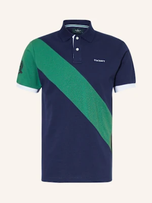 Hackett London Koszulka Polo Z Piki Classic Fit blau