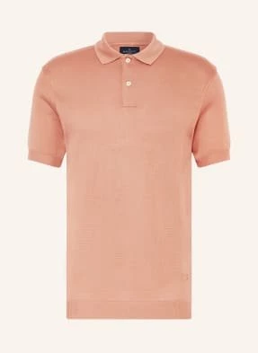 Hackett London Koszulka Polo Z Piki Classic Fit orange