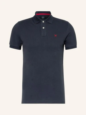 Hackett London Koszulka Polo Z Piki Slim Fit blau