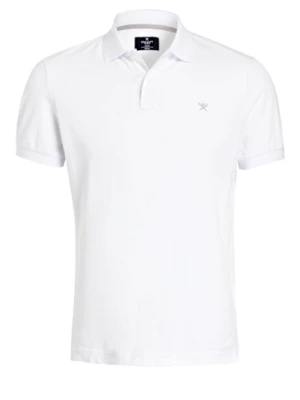 Hackett London Koszulka Polo Z Piki Slim Fit weiss