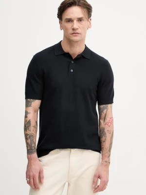 Hackett London polo męskie z bawełną