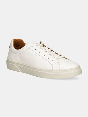 Hackett London sneakersy skórzane HACKNEY CLASSIC kolor biały HMS21417