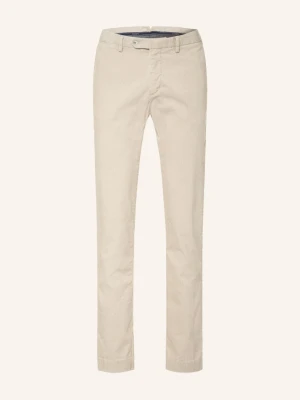 Hackett London Spodnie Z Sztruksu Kensington Slim Fit weiss KREMOWY
