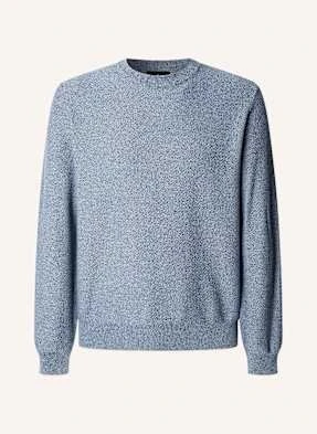 Hackett London Sweter Mouline blau