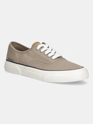 Hackett London tenisówki BLAKE SMART kolor brązowy HMS21480