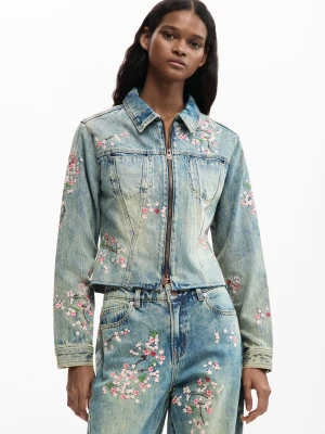 Haftowana kurtka dżinsowa Desigual