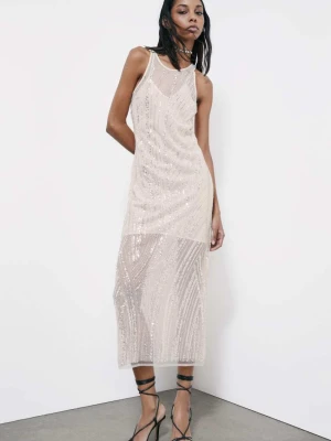 Haftowana sukienka midi PATRIZIA PEPE