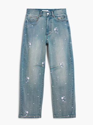 Haftowane jeansy Desigual