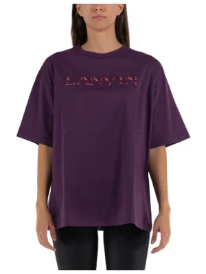 Haftowany Oversize T-Shirt Lanvin