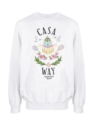 Haftowany Unisex Sweter Casablanca