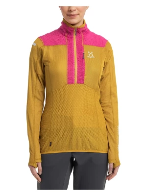 Haglöfs Bluza polarowa "L.I.M Mid Fast" w kolorze różowo-żółtym rozmiar: S