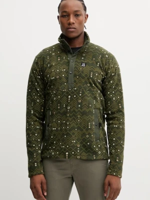 Haglöfs bluza sportowa Mora Mid kolor zielony wzorzysta 606556