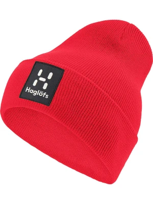 Haglöfs Czapka beanie "Aze" w kolorze czerwonym rozmiar: onesize