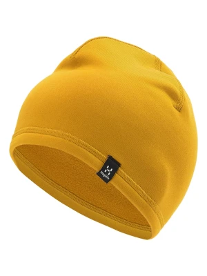 Haglöfs Czapka beanie "Betula" w kolorze musztardowym rozmiar: M/L