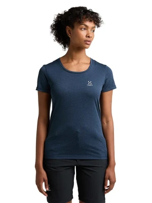 Haglöfs Koszulka turystyczna "Ridge" w kolorze granatowym rozmiar: S