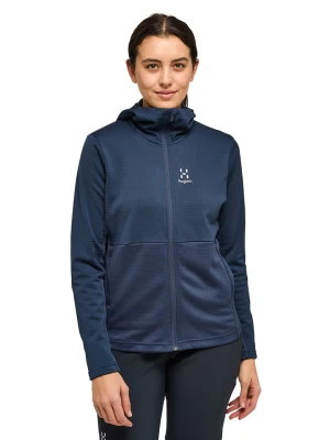 Haglöfs Kurtka polarowa "Lark Mid" w kolorze granatowym rozmiar: M