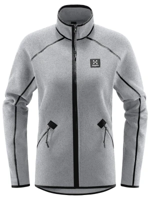 Haglöfs Kurtka polarowa "Risberg" w kolorze szarym rozmiar: XS