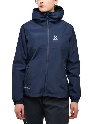 Haglöfs Kurtka przeciwdeszczowa "Kaise GTX" w kolorze granatowym rozmiar: M