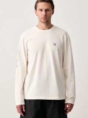 Haglöfs longsleeve męski bawełniany beżowy