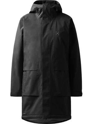 Haglöfs Parka funkcyjna "Salix Proof Mimic II" w kolorze czarnym rozmiar: S