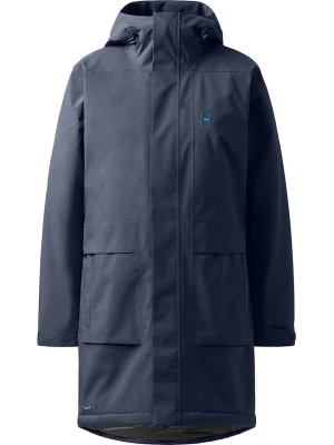 Haglöfs Parka funkcyjna "Salix Proof Mimic II" w kolorze granatowym rozmiar: L