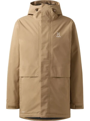 Haglöfs Parka funkcyjna "Salix Proof Mimic II" w kolorze karmelowym rozmiar: M