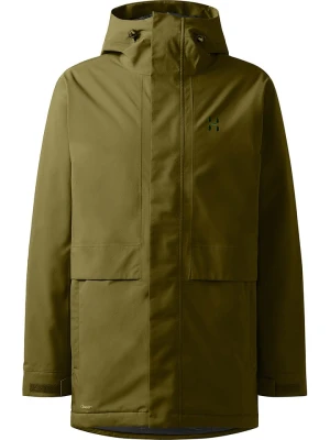 Haglöfs Parka funkcyjna "Salix Proof Mimic II" w kolorze khaki rozmiar: S