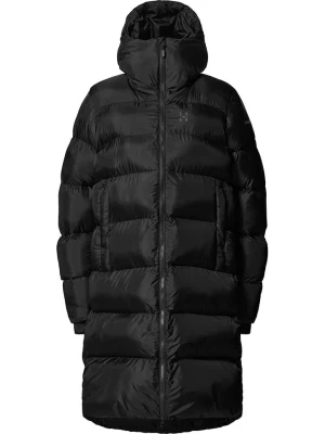 Haglöfs Płaszcz pikowany "Long Mimic III" w kolorze czarnym rozmiar: S