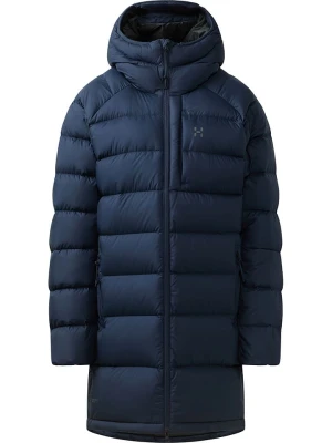 Haglöfs Płaszcz puchowy "Rosson Down" w kolorze granatowym rozmiar: S