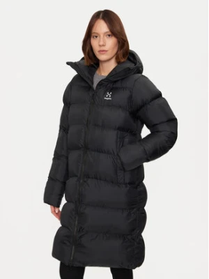 Haglöfs Płaszcz zimowy Long Mimic 607706 Czarny Relaxed Fit