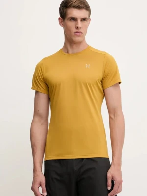 Haglöfs t-shirt L.I.M męski kolor żółty gładki 607861